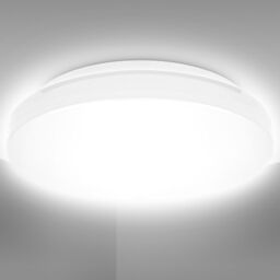 B.K.Licht White IP44 10W LED Bathroom Ceiling Light - thumbnail 6