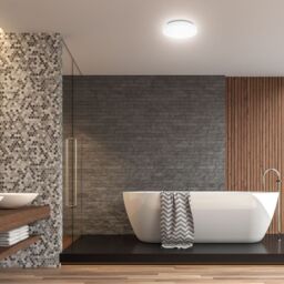 B.K.Licht White IP44 10W LED Bathroom Ceiling Light - thumbnail 3