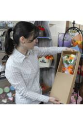 KDMD Orange Boxed Hand Soap Flower Bouquet - Elegant Gift Set - thumbnail 3