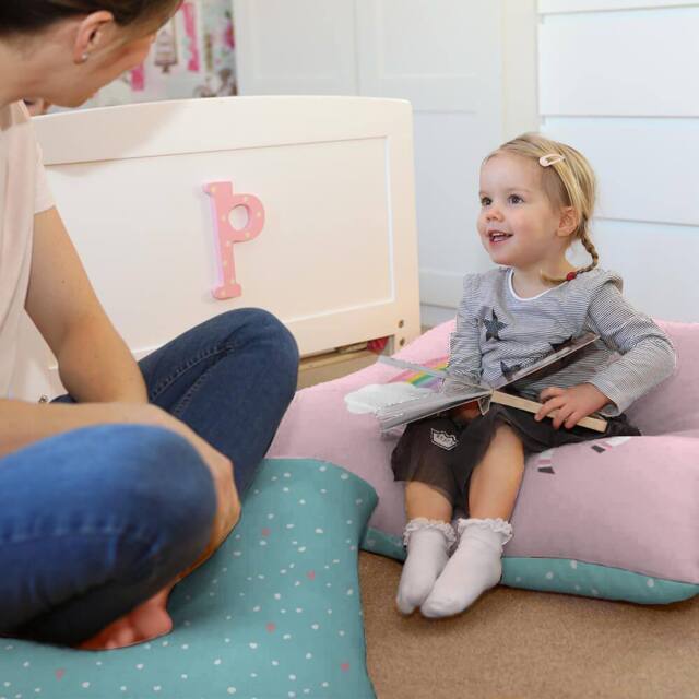 rucomfy Beanbags rucomfy Indoor Unicorn Bean Bag - Kids Floor Cushion Seat - image 1