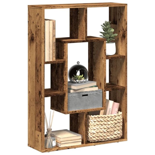 Berkfield Home Bookcase Old Wood 63x20x90 cm Engineered Wood in Brown - Size: 63 x 20 x 90 cm - image 1
