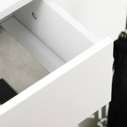 Wyld Haus Suto Slim White Shoe Cabinet with 3 Drawers for 12 Pairs - thumbnail 8