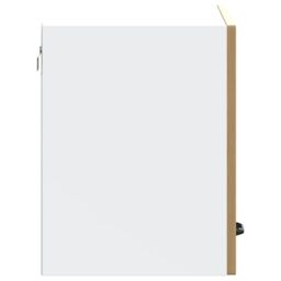 Berkfield Home Kitchen Wall Cabinet Kalmar Artisan Oak Engineered Wood in Brown - thumbnail 6