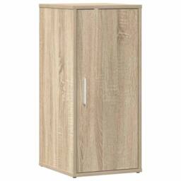 Berkfield Home Shoe Cabinet Sonoma Oak 32x35x70 cm Engineered Wood in Light Tan - Size: 32 x 35 x 70 cm