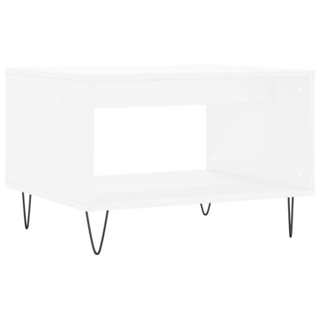 Berkfield Home Coffee Table White 60x50x40 cm Engineered Wood - Size: 60 x 50 x 40 cm - image 1