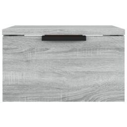 Berkfield Home Wall-mounted Bedside Cabinets 2 pcs Grey Sonoma 34x30x20 cm - Size: 34 x 30 x 20 cm - thumbnail 4