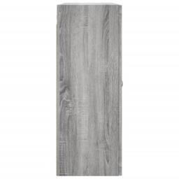 Berkfield Home Wall Mounted Cabinet Grey Sonoma 69.5x34x90 cm - thumbnail 8