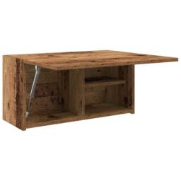 Berkfield Home Decorative Bathroom Wall Cabinet Old Wood 60x25x30 cm Engineered Wood in Brown - Size: 60 x 25 x 30 cm - thumbnail 5