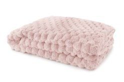 New Edge Blinds Leah Collection Deluxe Throw in Pink - Size: 127 cm x 152 cm - image 1