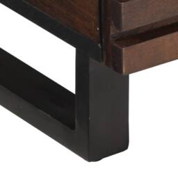 Berkfield Home Coffee Table Brown 80x55x40 cm Solid Wood Mango - Size: 80 x 55 x 40 cm - thumbnail 9