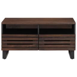 Berkfield Home Coffee Table Brown 80x55x40 cm Solid Wood Mango - Size: 80 x 55 x 40 cm - thumbnail 1