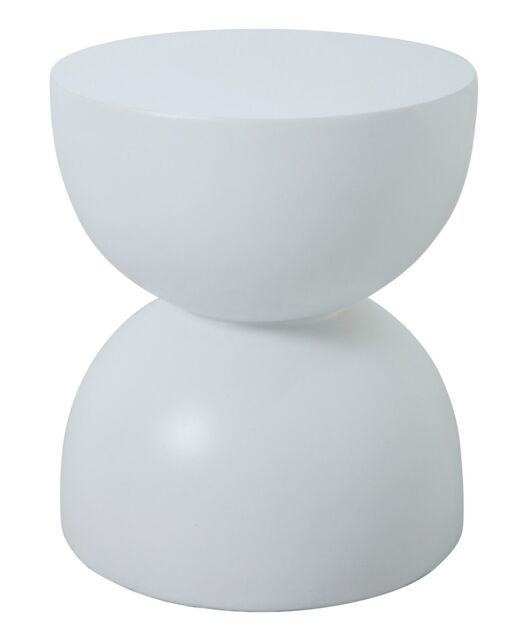Nordlys Table Appoint End of Sofa Indoor Outdoor in White - image 1