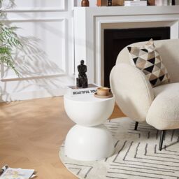 Nordlys Table Appoint End of Sofa Indoor Outdoor in White - thumbnail 2