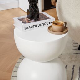 Nordlys Table Appoint End of Sofa Indoor Outdoor in White - thumbnail 6
