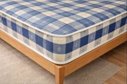 Chester & Oakley Budget Open Coil Spring Mattress - 6 INCH in Blue - Size: Double - thumbnail 3