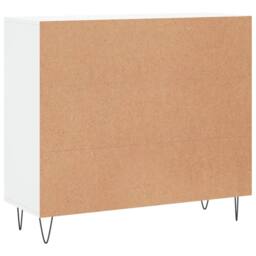 Berkfield Home Sideboard White 90x34x80 cm Engineered Wood - Size: 90 x 34 x 80 cm - thumbnail 8