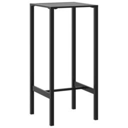 Berkfield Home 3 Piece Garden Bar Set Black Powder-coated Steel - thumbnail 3
