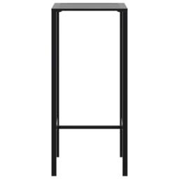 Berkfield Home 3 Piece Garden Bar Set Black Powder-coated Steel - thumbnail 5