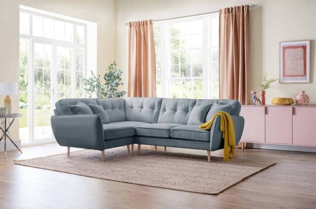 The Great Sofa Company Ailis 1 Corner 2 Faro Denim in Blue - image 1