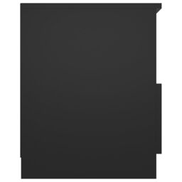 Berkfield Home Bed Cabinets 2 pcs Black 40x40x50 cm Engineered Wood - Size: 40 x 40 x 50 cm - thumbnail 5