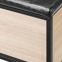 tectake Storage Bench Calico in Light Oak - thumbnail 9