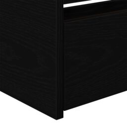Berkfield Home Daybed Black oak Engineered wood 90 x 190 cm Durable Daybed - thumbnail 9