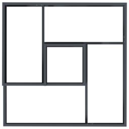 Berkfield Home Plastic Planter Anthracite Plastic Medium Durable - thumbnail 6