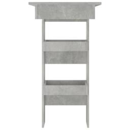 Berkfield Home Wall Bar Table Concrete Grey 102x45x103.5 cm Engineered Wood - thumbnail 4