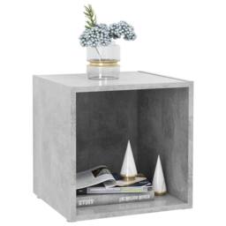 Berkfield Home TV Cabinets 2 pcs Concrete Grey 37x35x37 cm Engineered Wood - Size: 37 x 35 x 37 cm - thumbnail 6