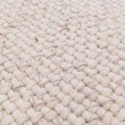 The Rug Shop UK Cream Modern Easy to Clean Handmade Plain Area Rug - Size: 200 cm x 290 cm - thumbnail 7