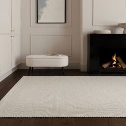 The Rug Shop UK Cream Modern Easy to Clean Handmade Plain Area Rug - Size: 200 cm x 290 cm - thumbnail 2