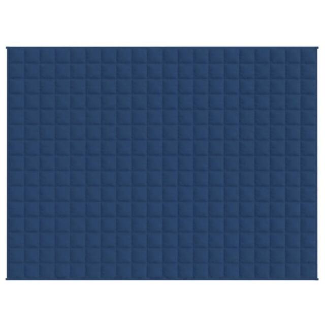 Berkfield Home Weighted Blanket Blue 152x203 cm 11 kg Fabric - image 1