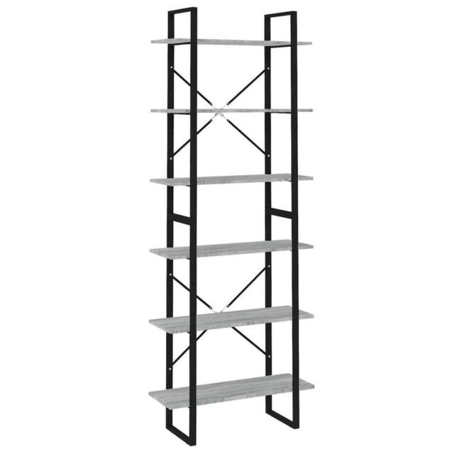 Berkfield Home High Cabinet Grey Sonoma 80x30x210 cm Engineered Wood - Size: 80 x 30 x 210 cm - image 1