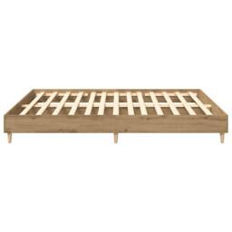 Berkfield Home Bed Frame without Mattress Artisan Oak 180x200cm Engineered Wood in Brown - Size: Super King - thumbnail 6