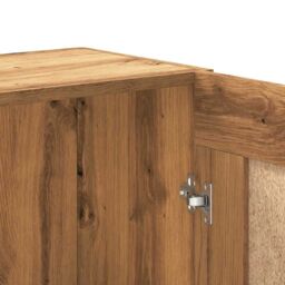 Berkfield Home Book Cabinet Artisan Oak 82.5x30.5x150 cm Engineered Wood in Brown - thumbnail 9