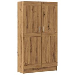 Berkfield Home Book Cabinet Artisan Oak 82.5x30.5x150 cm Engineered Wood in Brown - thumbnail 2