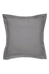 1951 'Luxury 300 Thread Count' Egyptian Cotton Square Pillowcase in Charcoal - thumbnail 1