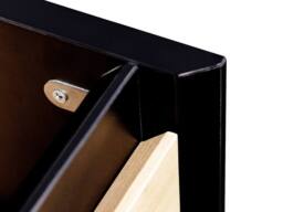 Vente-unique Wall-Hung Vanity Unit - Natural & Black - 80 Cm - LANNICK - thumbnail 8