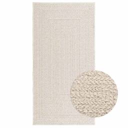 Berkfield Home Rug ZIZUR Cream 80x150 cm Jute Look Indoor & Outdoor - Size: Medium - thumbnail 1