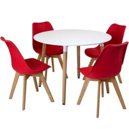 SPETLEK Dining Chairs Beech Wood Legs red - thumbnail 6