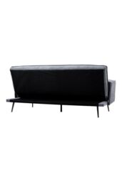 Living and Home 3-Seater Contemporary Convertible Sofa Bed with 2 Pillows in Grey - thumbnail 3