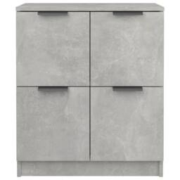 Berkfield Home Sideboard Concrete Grey 60x30x70 cm Engineered Wood - Size: 60 x 30 x 70 cm - thumbnail 5