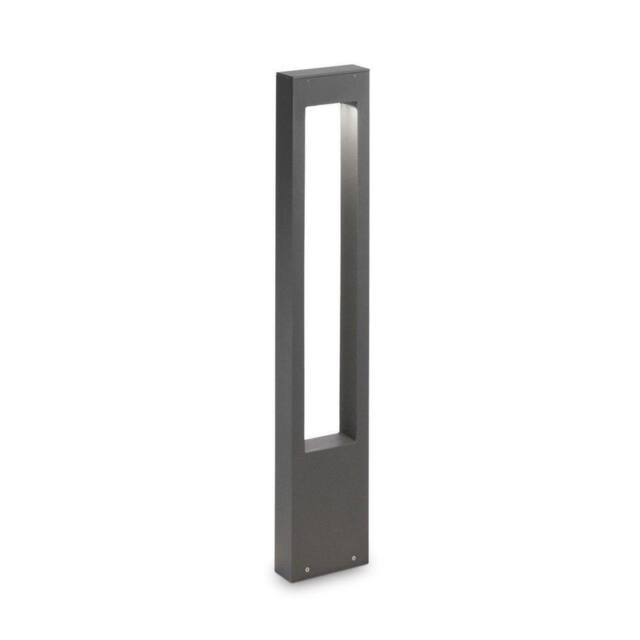 Netlighting Vega 1 Light Outdoor Bollard Anthracite IP44 G9 in Black