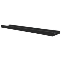 Berkfield Home Picture Frame Ledge Shelves 2 pcs Black 60x9x3 cm MDF - Size: 60 x 9 x 3 cm - thumbnail 6