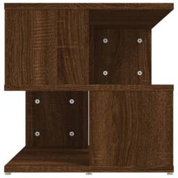 Berkfield Home Side Table Brown Oak 40x40x40 cm Engineered Wood - Size: 40 x 40 x 40 cm - thumbnail 4