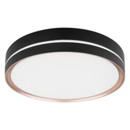 Netlighting Manni Semi Ceiling Light Black 38.5cm LED Dimmable 2700-6500K Remote - thumbnail 2