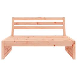 Berkfield Home Garden Middle Sofa 120x80 cm Solid Wood Douglas in Tan - thumbnail 3