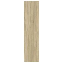 Berkfield Home Wardrobe Sonoma Oak 100x50x200 cm Engineered Wood in Light Brown - Size: 100 x 50 x 200 cm - thumbnail 5