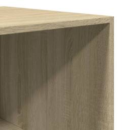 Berkfield Home Wardrobe Sonoma Oak 100x50x200 cm Engineered Wood in Light Brown - Size: 100 x 50 x 200 cm - thumbnail 7