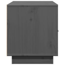 Berkfield Home TV Cabinet Grey 80x34x40 cm Solid Wood Pine - Size: 80 x 34 x 40 cm - thumbnail 6